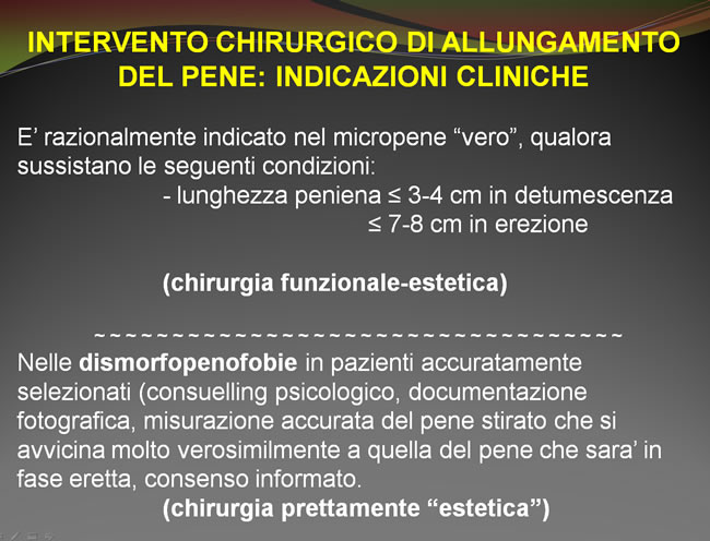 intervento chirurgico di raddrizzamento del pene